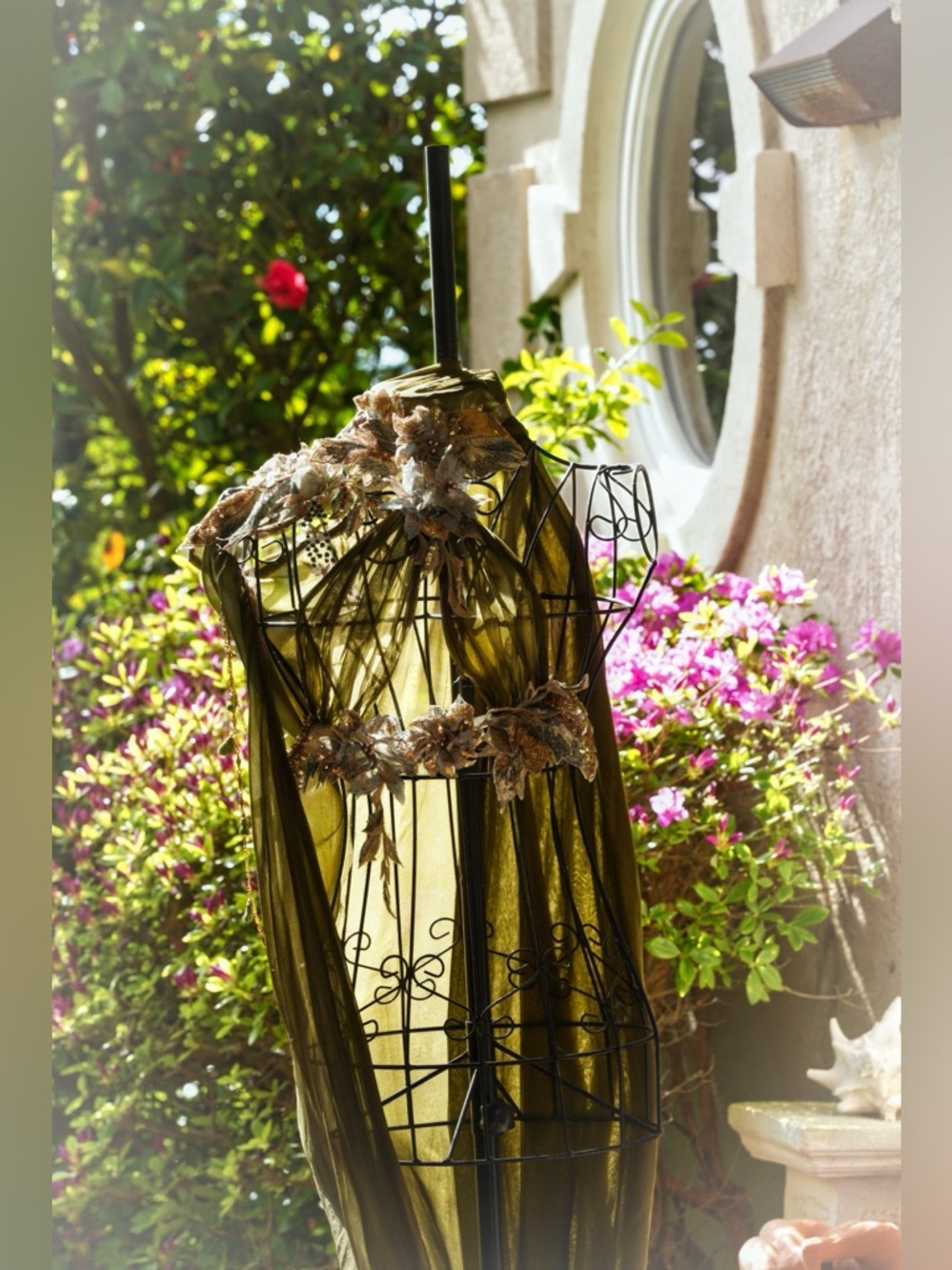 Haus of Zavier Green Goddess Avant Garde Maxi Dress (Limited Edition) - Picture 5 of 5